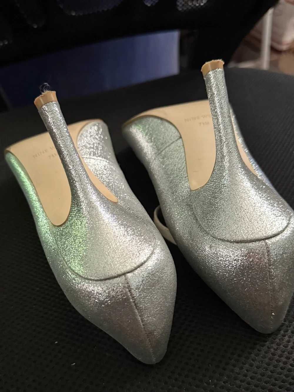 Nine West sleek silver